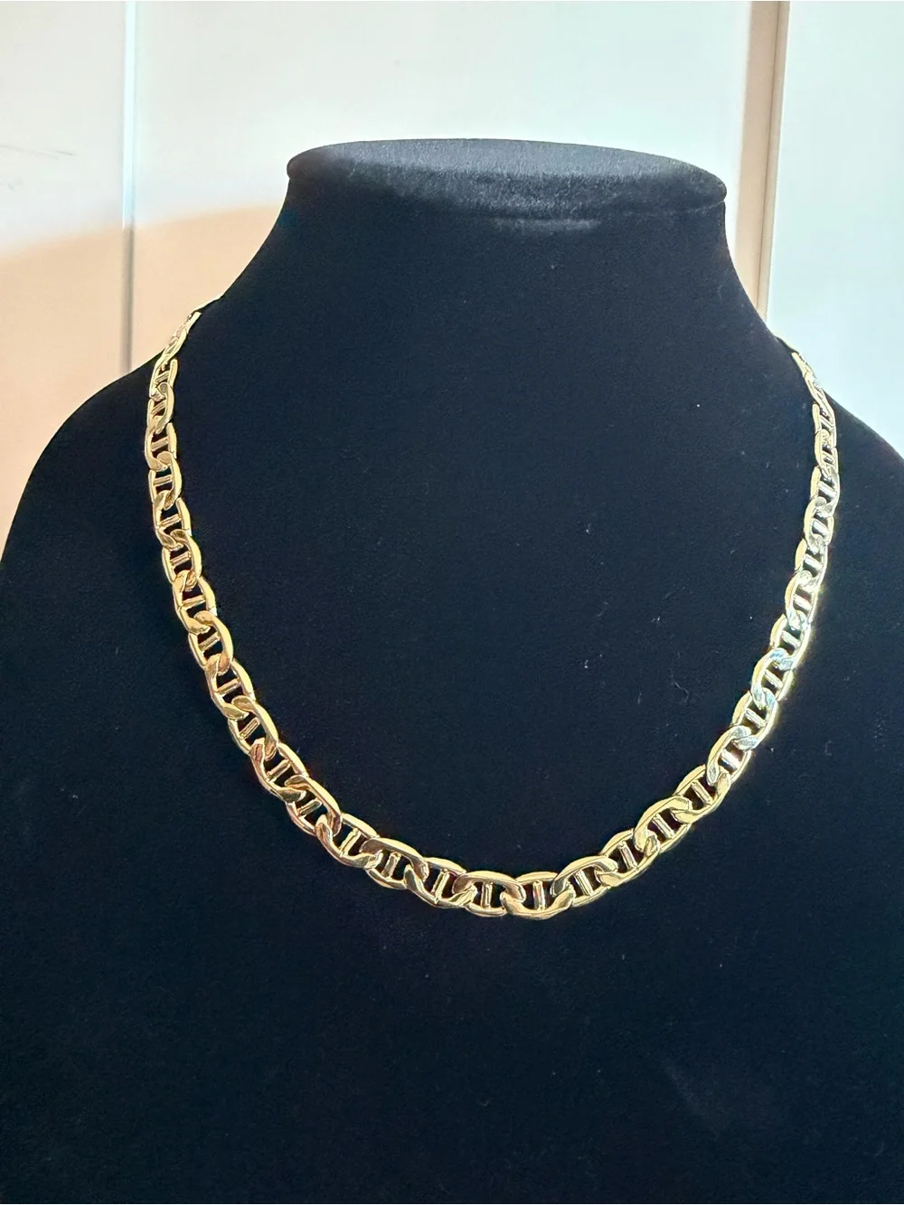 Gold-Link men Chain Necklace - Elegant Everyday Jewelry